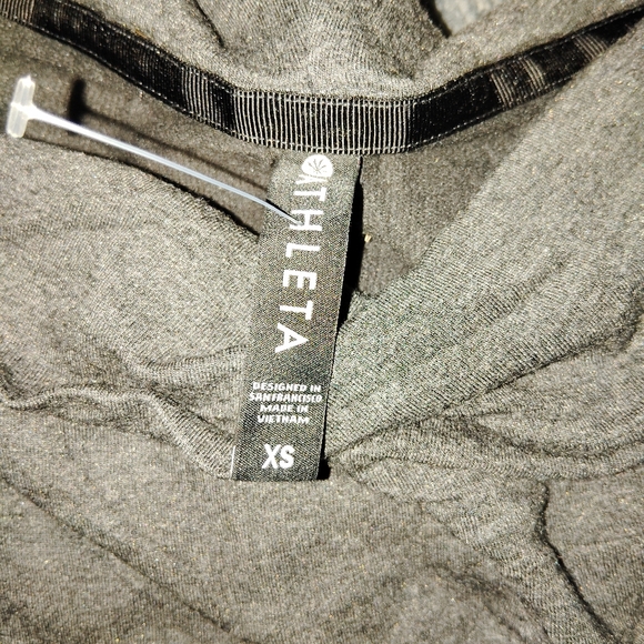 ATHLETA Asymmetrical Hooded Sweatshirt XS - Picture 8 of 8